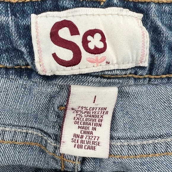 SO Skinny Flare Stretch Jeans Size 1 Women’s - Picture 2 of 4